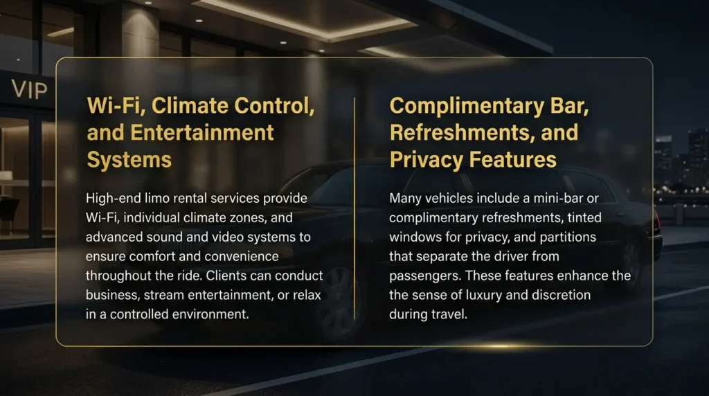 High-end limo rental services